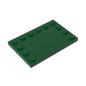 GDS-757 - Plate Special 4 x 6 with Studs on 3 Edges