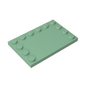 GDS-757 - Plate Special 4 x 6 with Studs on 3 Edges