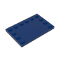 GDS-757 - Plate Special 4 x 6 with Studs on 3 Edges