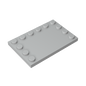 GDS-757 - Plate Special 4 x 6 with Studs on 3 Edges