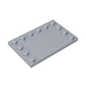 GDS-757 - Plate Special 4 x 6 with Studs on 3 Edges