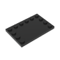 GDS-757 - Plate Special 4 x 6 with Studs on 3 Edges