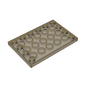 GDS-757 - Plate Special 4 x 6 with Studs on 3 Edges