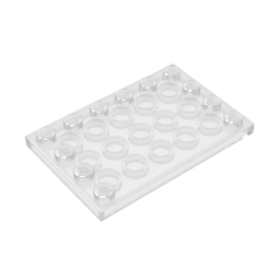 GDS-757 - Plate Special 4 x 6 with Studs on 3 Edges