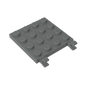 GDS-758 - Plate Special 4 x 4 with Clips Horizontal (thick open O clips)