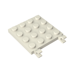 GDS-758 - Plate Special 4 x 4 with Clips Horizontal (thick open O clips)