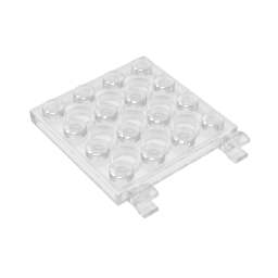 GDS-758 - Plate Special 4 x 4 with Clips Horizontal (thick open O clips)