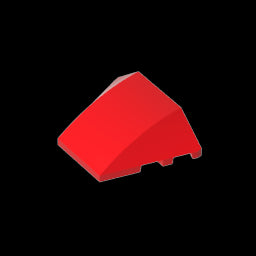 GDS-762 - Wedge Curved 4 x 3 No Studs [Plain]
