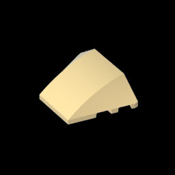 GDS-762 - Wedge Curved 4 x 3 No Studs [Plain]