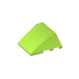 GDS-762 - Wedge Curved 4 x 3 No Studs [Plain]