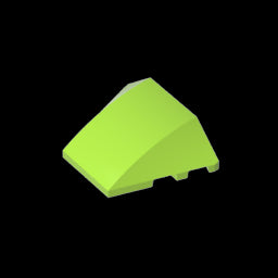 GDS-762 - Wedge Curved 4 x 3 No Studs [Plain]