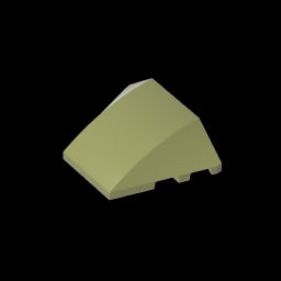 GDS-762 - Wedge Curved 4 x 3 No Studs [Plain]
