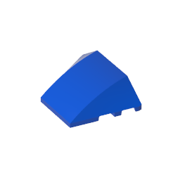 GDS-762 - Wedge Curved 4 x 3 No Studs [Plain]