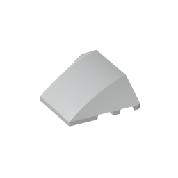 GDS-762 - Wedge Curved 4 x 3 No Studs [Plain]