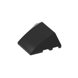 GDS-762 - Wedge Curved 4 x 3 No Studs [Plain]
