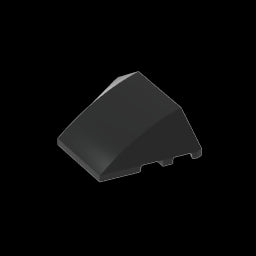 GDS-762 - Wedge Curved 4 x 3 No Studs [Plain]