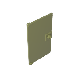 GDS-763 - Door 1 x 4 x 6 Smooth with Square Handle Plinth