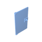 GDS-763 - Door 1 x 4 x 6 Smooth with Square Handle Plinth