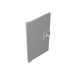 GDS-763 - Door 1 x 4 x 6 Smooth with Square Handle Plinth