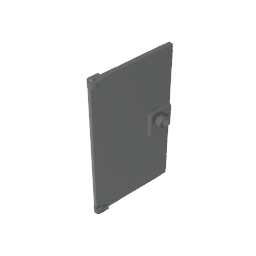GDS-763 - Door 1 x 4 x 6 Smooth with Square Handle Plinth