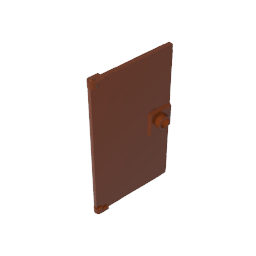 GDS-763 - Door 1 x 4 x 6 Smooth with Square Handle Plinth