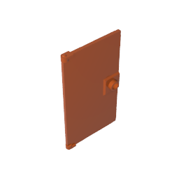 GDS-763 - Door 1 x 4 x 6 Smooth with Square Handle Plinth