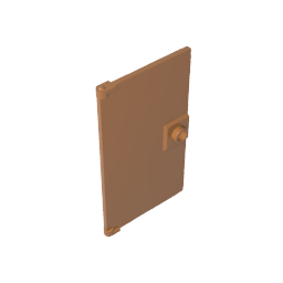 GDS-763 - Door 1 x 4 x 6 Smooth with Square Handle Plinth