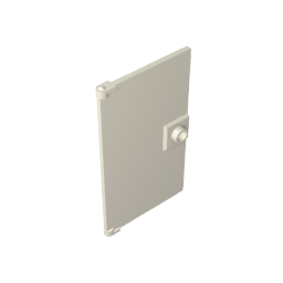 GDS-763 - Door 1 x 4 x 6 Smooth with Square Handle Plinth