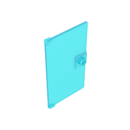 GDS-763 - Door 1 x 4 x 6 Smooth with Square Handle Plinth