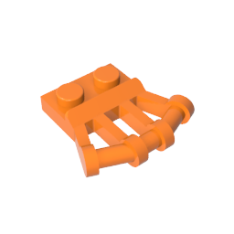 GDS-771 - Plate Special 1 x 2 with Angled Handles on Side