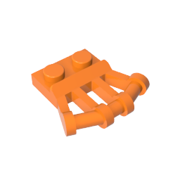 GDS-771 - Plate Special 1 x 2 with Angled Handles on Side