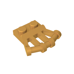 GDS-771 - Plate Special 1 x 2 with Angled Handles on Side