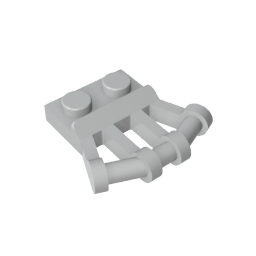 GDS-771 - Plate Special 1 x 2 with Angled Handles on Side