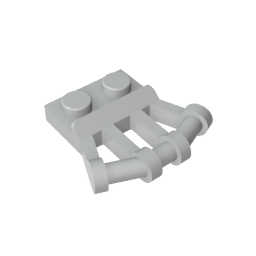 GDS-771 - Plate Special 1 x 2 with Angled Handles on Side