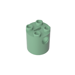 GDS-772 - Brick Round 2 x 2 x 2 Robot Body - without Bottom Axle Holder
