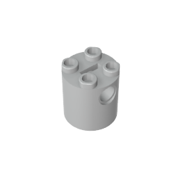 GDS-772 - Brick Round 2 x 2 x 2 Robot Body - without Bottom Axle Holder