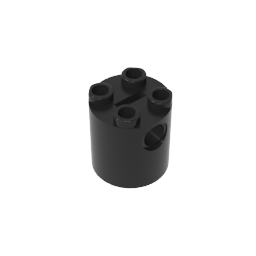 GDS-772 - Brick Round 2 x 2 x 2 Robot Body - without Bottom Axle Holder