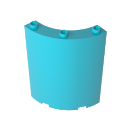 GDS-774 - Panel 4 x 4 x 6 Quarter Cylinder