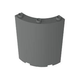GDS-774 - Panel 4 x 4 x 6 Quarter Cylinder