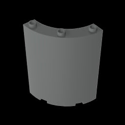 GDS-774 - Panel 4 x 4 x 6 Quarter Cylinder