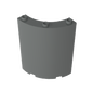GDS-774 - Panel 4 x 4 x 6 Quarter Cylinder