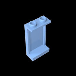 GDS-781 - Panel 1 x 2 x 3 [Side Supports / Hollow Studs]