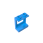 GDS-784 - Window 1 x 2 x 2 Plane, Single Hole Top and Bottom for Glass