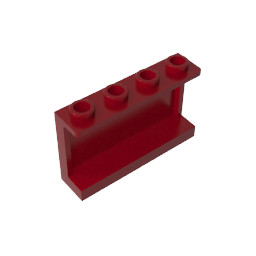 GDS-787 - Panel 1 x 4 x 2 with Side Supports - Hollow Studs