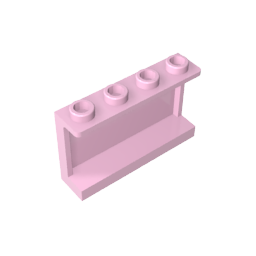 GDS-787 - Panel 1 x 4 x 2 with Side Supports - Hollow Studs