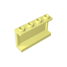 GDS-787 - Panel 1 x 4 x 2 with Side Supports - Hollow Studs