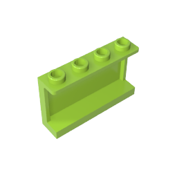 GDS-787 - Panel 1 x 4 x 2 with Side Supports - Hollow Studs