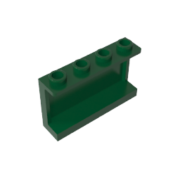 GDS-787 - Panel 1 x 4 x 2 with Side Supports - Hollow Studs