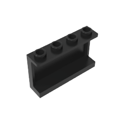 GDS-787 - Panel 1 x 4 x 2 with Side Supports - Hollow Studs