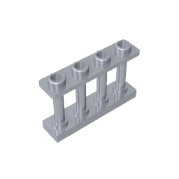 GDS-789 - Fence Spindled 1 x 4 x 2 [4 Top Studs]
